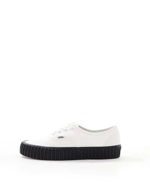 Vans Authentic Creeper sneakers in white and black | ASOS