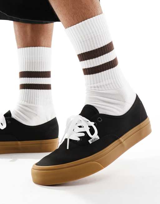 Vans Authentic – Czarne buty sportowe z gumową podeszwą, 2 z 5