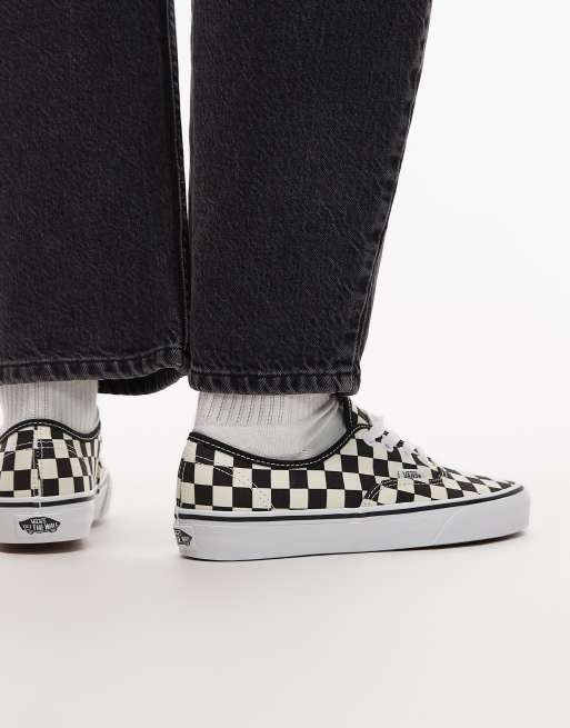 Vans Authentic - czarno-białe buty sportowe, 3 z 5