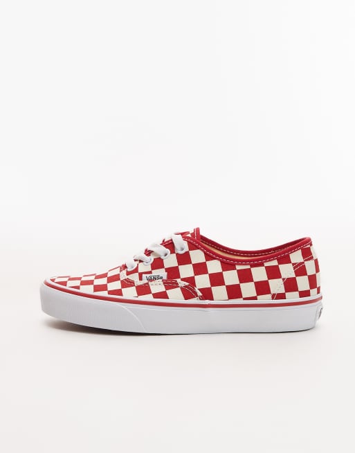 Vans Authentic – Czerwono-białe buty sportowe, 2 z 5