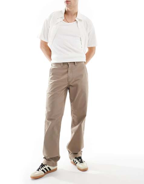 Vans Authentic - Gråbrune afslappede chinos - view 1