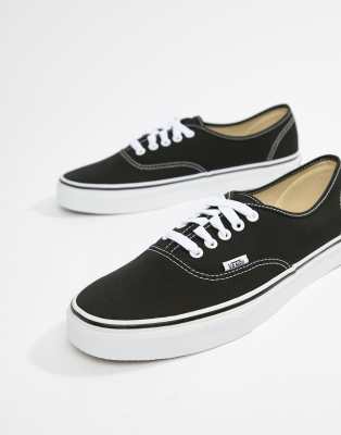 vans authentic zwart