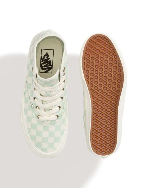 Vans Authentic hi 2.0 zapatillas deportivas en verde claro, 4 de 4