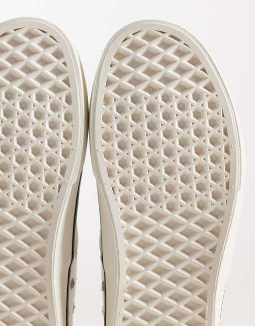 Vans Authentic - Hvide sneakers med blomsterbroderinger, 5 af 5