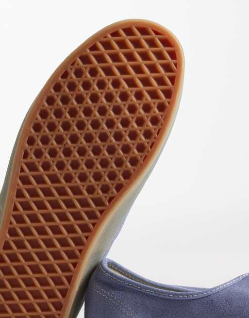 Vans Authentic – Jasnoniebieskie buty sportowe z jasnobrązową podeszwą, 5 z 5
