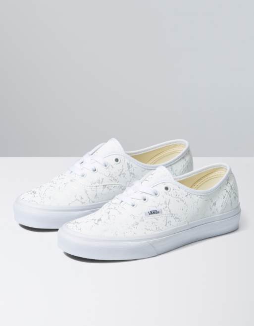 vans lace up white