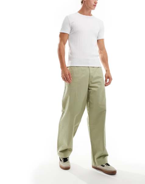 Vans – Authentic – Ljusbruna baggy chinos - view 1