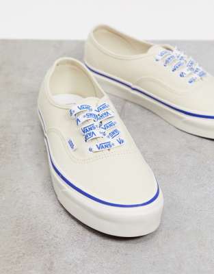 cream authentic vans