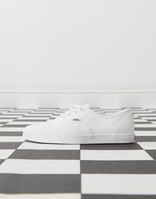 Vans Authentic Lowpro sneakers in white | ASOS