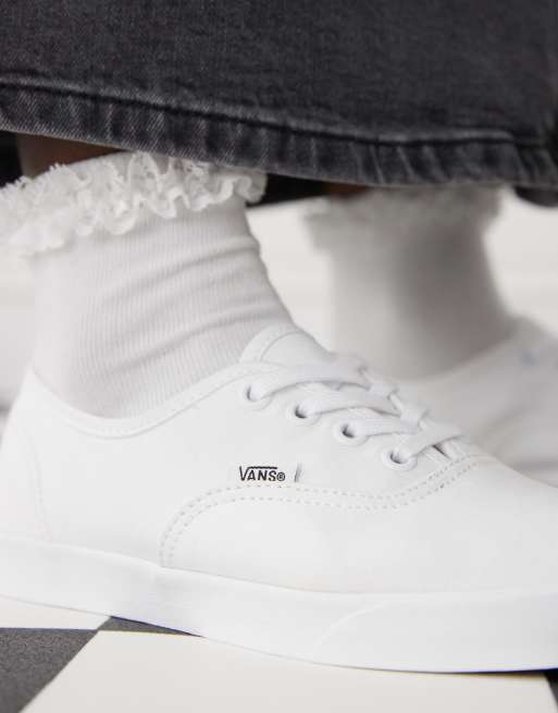 Vans Authentic Lowpro sneakers in white | ASOS