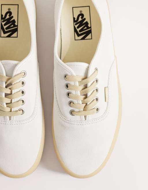 Vans Authentic – Naturvita sneakers med ljusbrun sula, 2 av 5