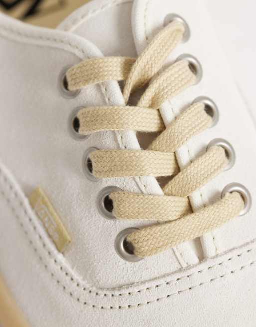 Vans Authentic – Naturvita sneakers med ljusbrun sula, 4 av 5