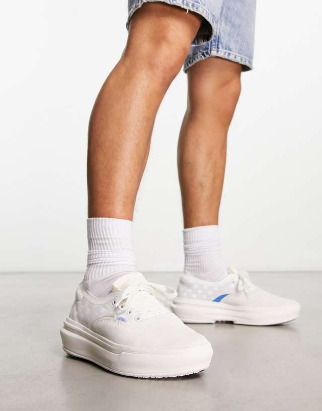 Vans Authentic Overt CC sneakers in triple white