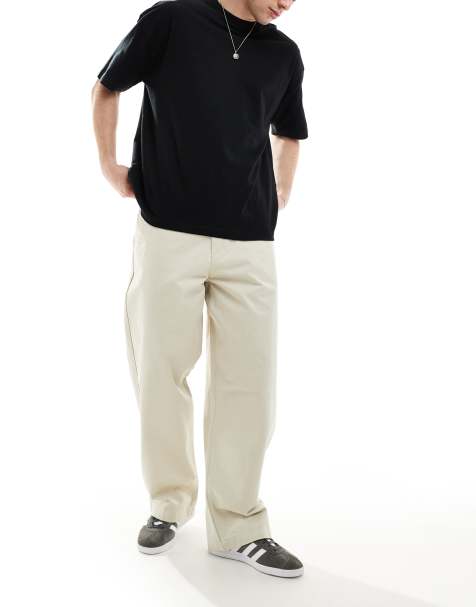 Vans Authentic - Pantalon chino coupe baggy - Grège - view 1