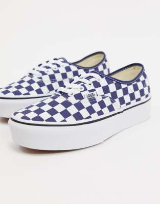 vans authentic platform blue