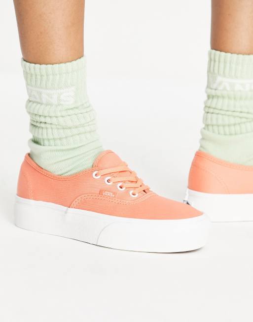 Vans platform outlet rose