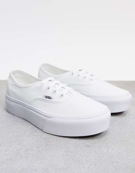 Vans Authentic Platform 2.0 sneaker in true white