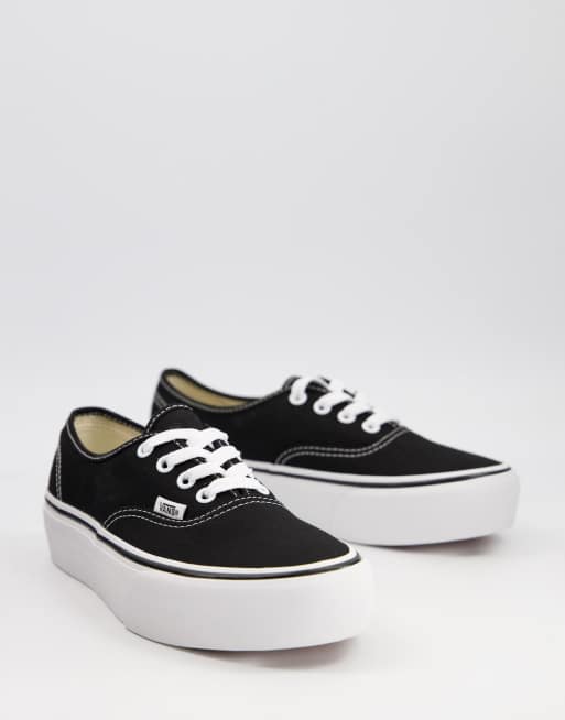 Vans - Authentic Platform 2.0 - Sneakers met plateauzool in zwart