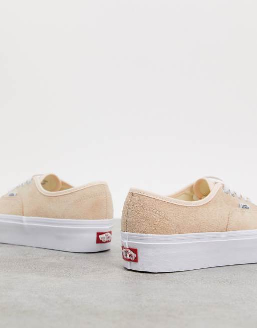 Vans authentic platform outlet suede