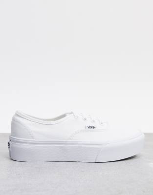 vans authentic full white