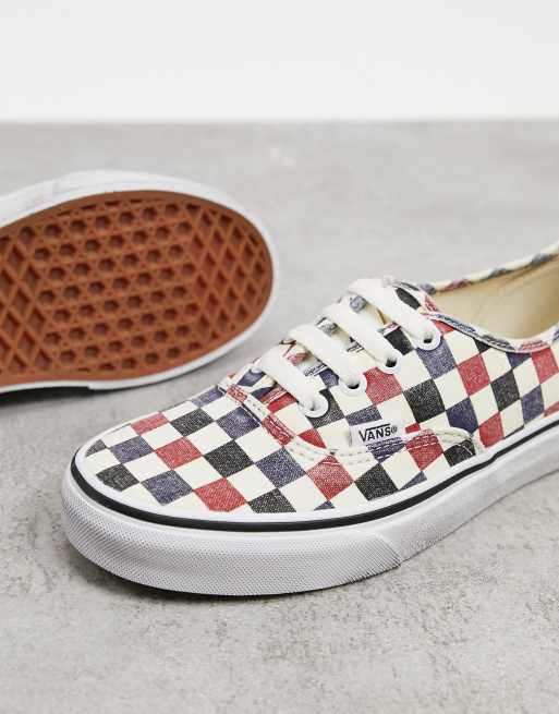 Vans authentic a on sale carreaux