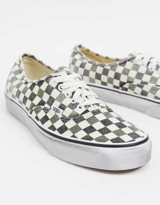 vans authentic plimsolls in black