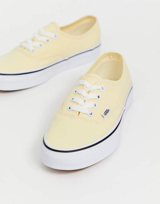 Vanilla cream slip on on sale vans