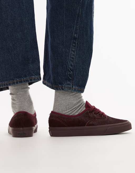 Vans Authentic - Pony hair - Sneakers in bordeauxrood, 5 van 5