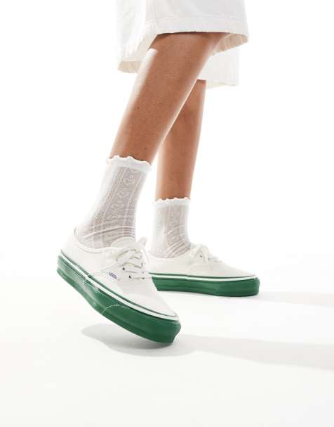 Vans Authentic – Premium 44 – Sneaker in Weiß/Grün - view 1