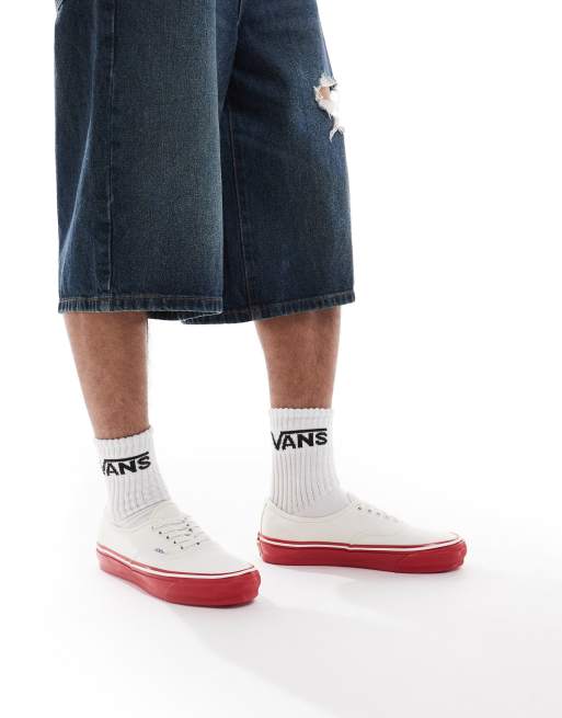 Vans Authentic - Premium 44 - Sneakers in wit/rood
