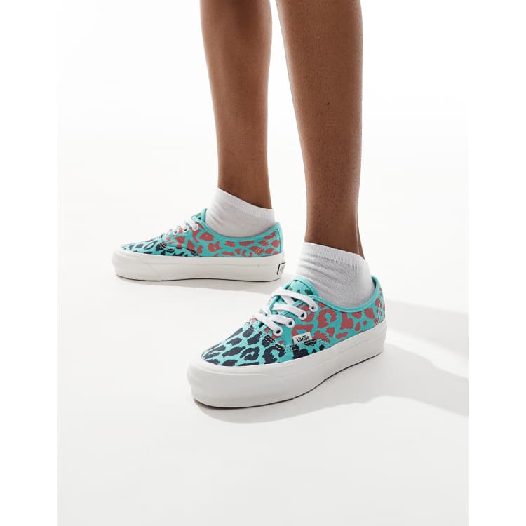 国内配送 VANS PREMIUM AUTHENTIC 44 POOL BLUE MULTI LX Authentic 44 Cheetah - Pool Blue/Multi – Feature