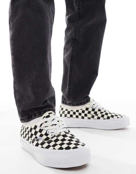 Vans Authentic – Premium Reissue 44 – Sneaker mit Schachbrettmuster in Schwarz und Weiß - view 1