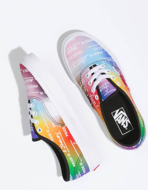 Rainbow vans best sale shirt journeys