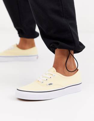 vans authentic cream