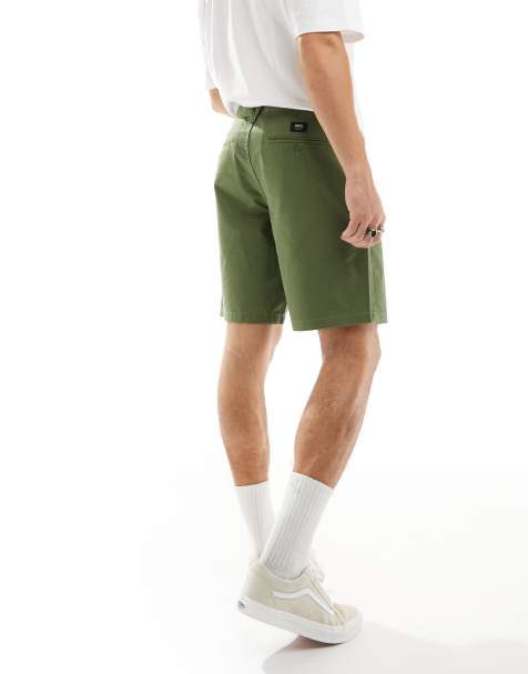 Vans authentic relaxed chino shorts in khaki - view 1