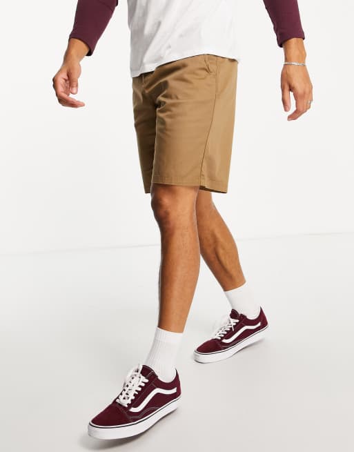 Vans Authentic relaxed chino shorts in tan