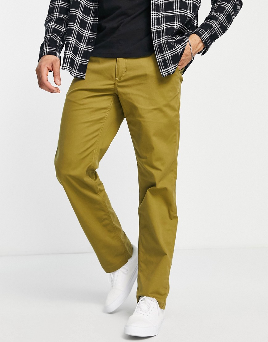Vans authentic relaxed chino trousers in brown