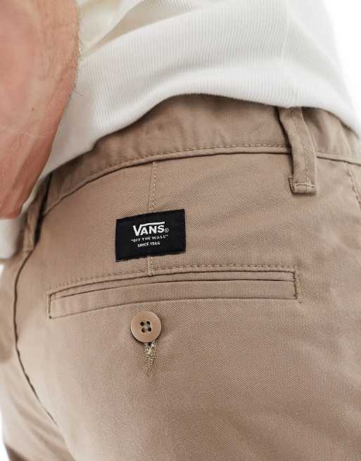 Vans authentic relaxed chino trousers in taupe, 5 of 5