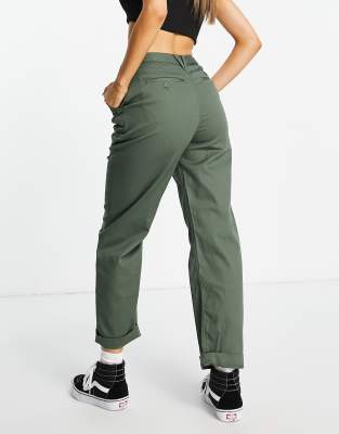 dark green chinos womens