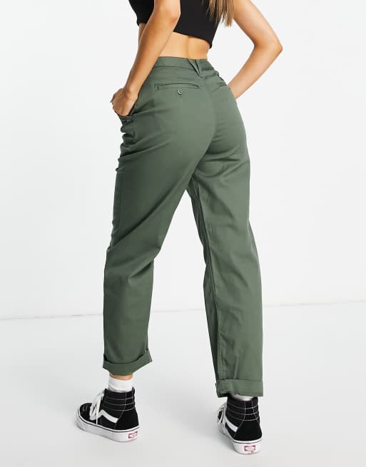 Vans pants on sale womens Green