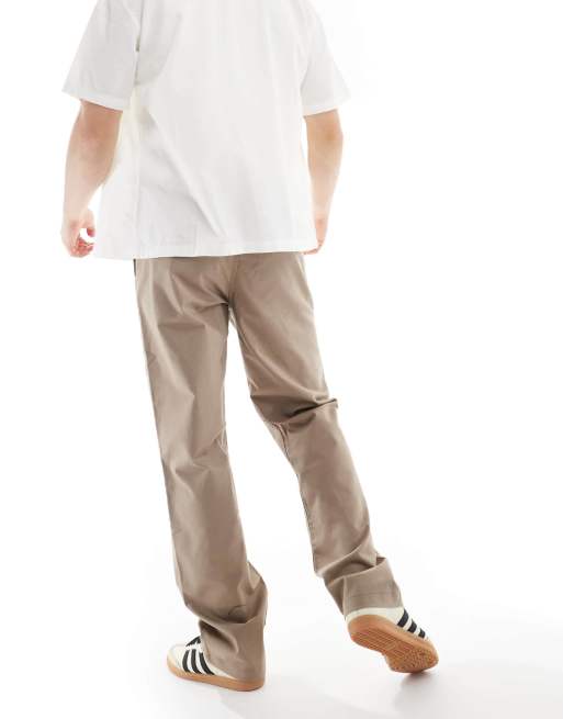 Vans Authentic - Ruimvallende chino's in taupe, 2 van 5
