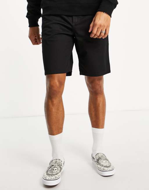 Vans Authentic - Ruimvallende chinoshorts in zwart, 3 van 4
