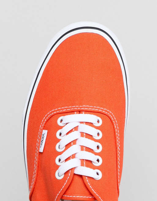 Vans shop authentic arancioni