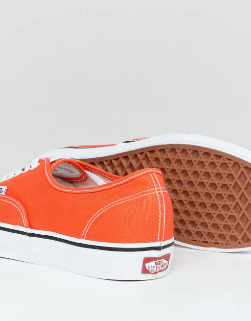 Vans Authentic Scarpe di tela arancioni VA38EM2W1 ASOS