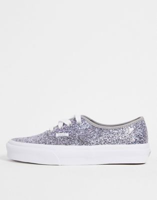 Vans Authentic Shiny Party trainers in silver