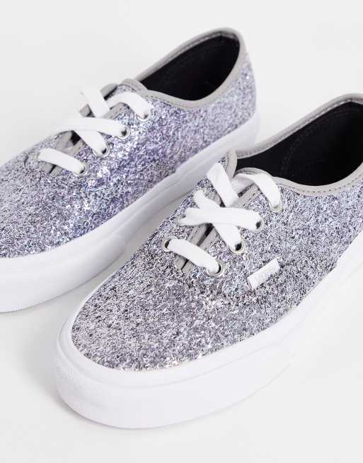 Vans authentic sale silver