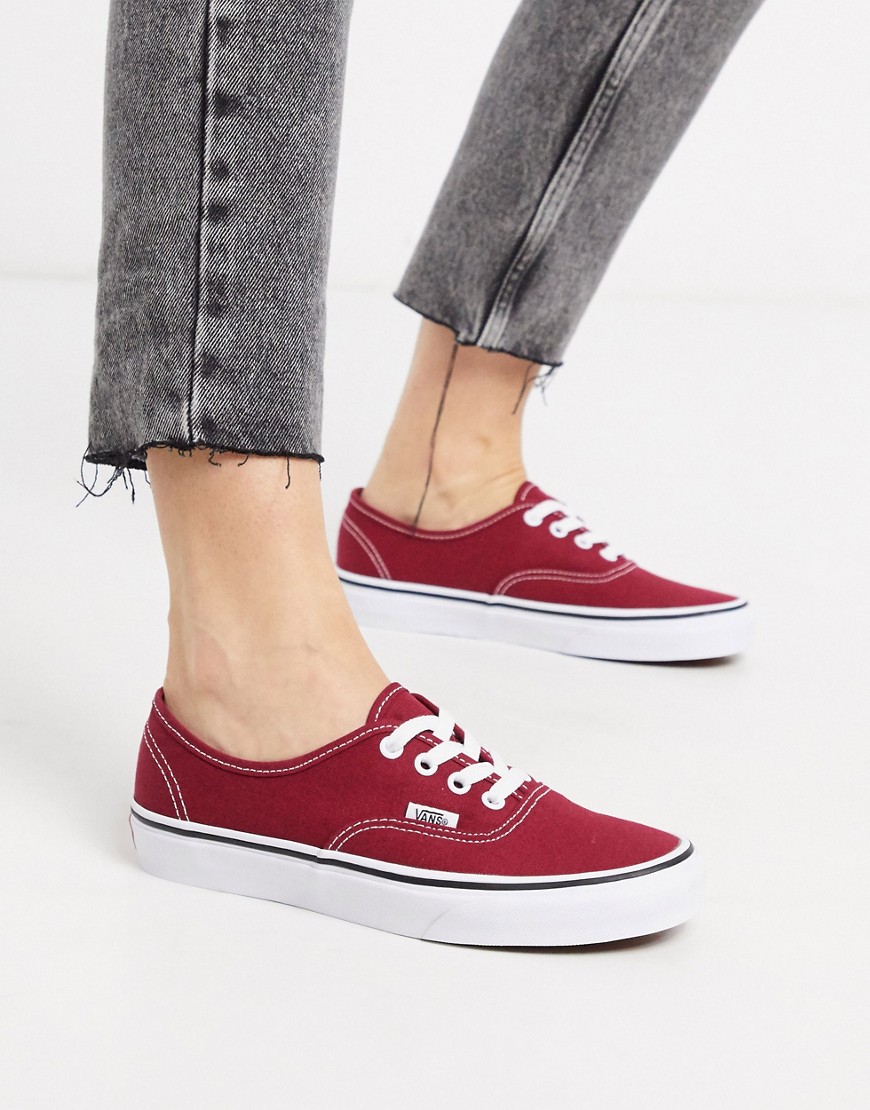 Vans Authentic Shoes Rumba Red / True White