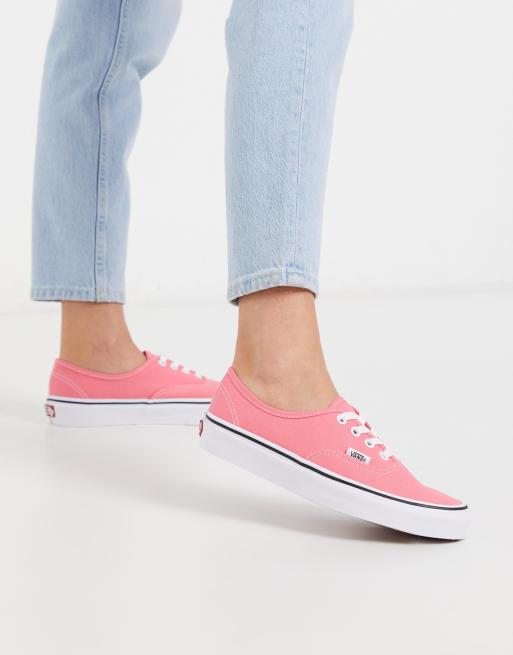 Vans Authentic Shoes Strawberry Pink True White Asos