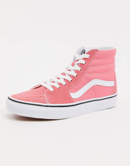 Vans Authentic - SK8-Hoge schoenen in roze en echt wit, 2 van 4