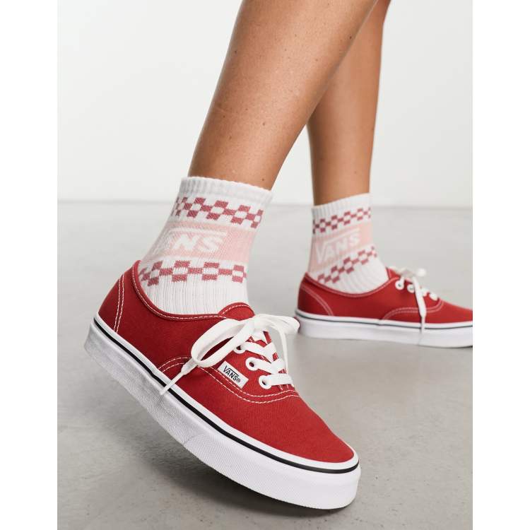 Vans original outlet red